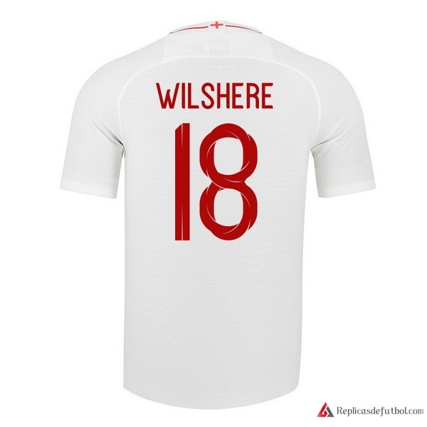 Camiseta Seleccion Inglaterra Primera equipación Wilshere 2018 Blanco